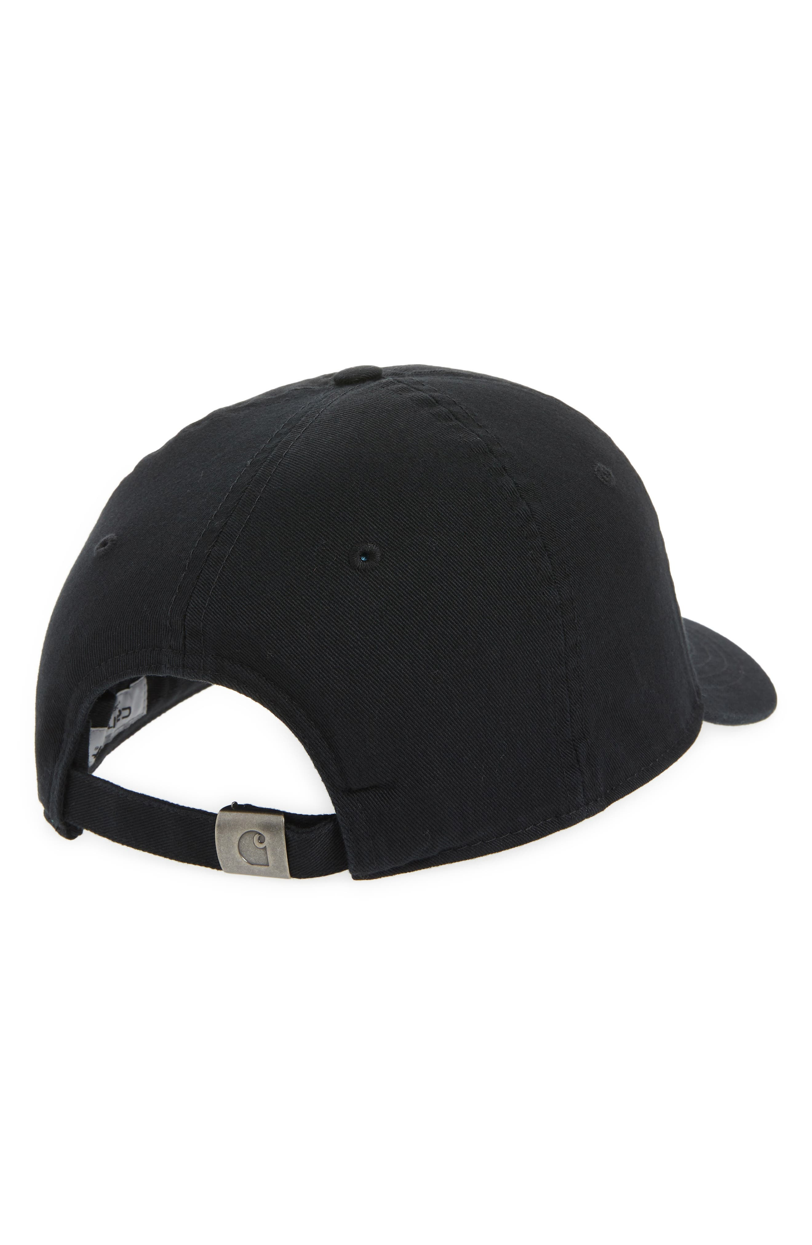Carhartt Work In Progress Madison Logo Embroidered Baseball Cap in Black White at Nordstrom - 2