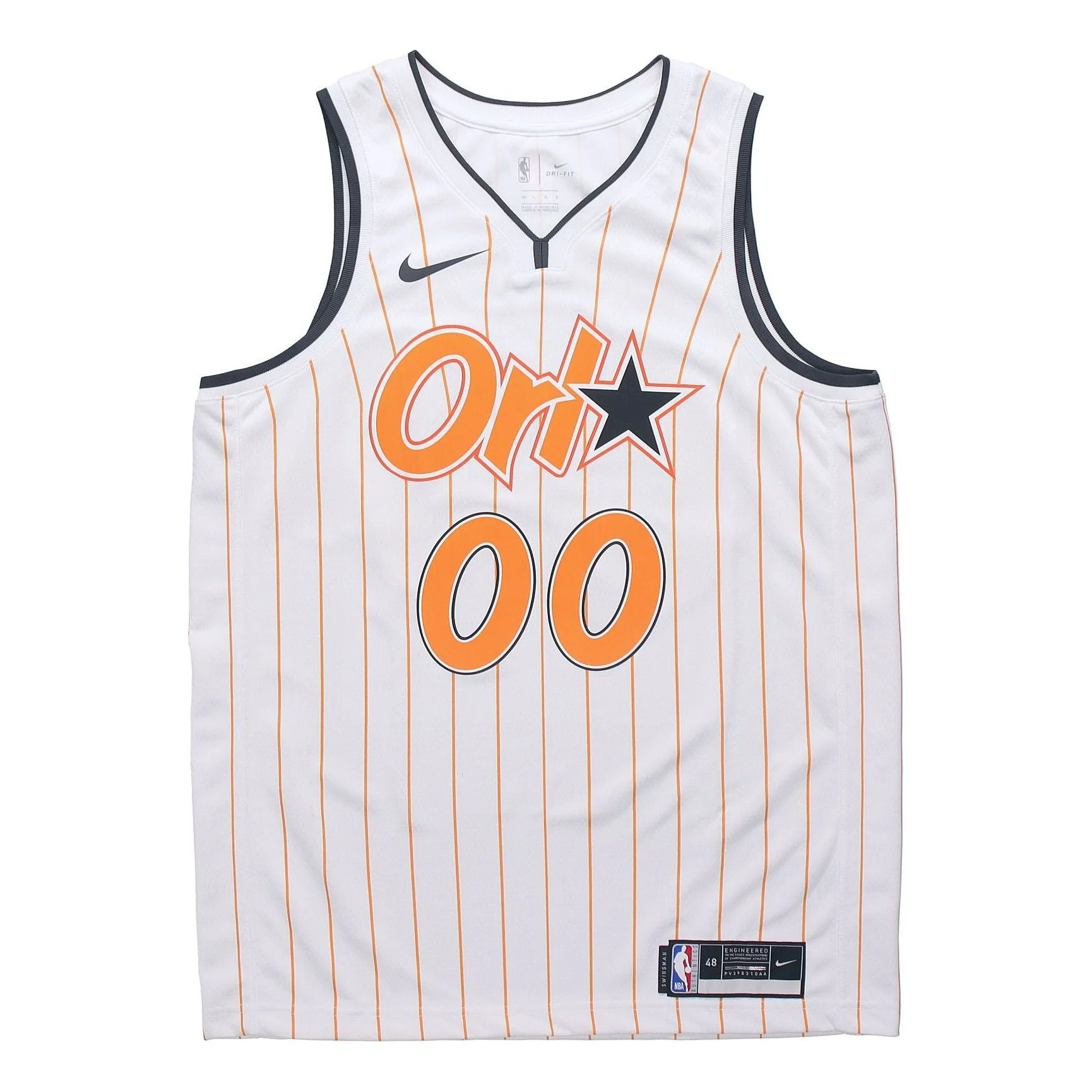 Nike NBA SW 20-21 Orlando Magic Aaron Gordon City Edition Swingman Jersey White CN1761-101 - 1