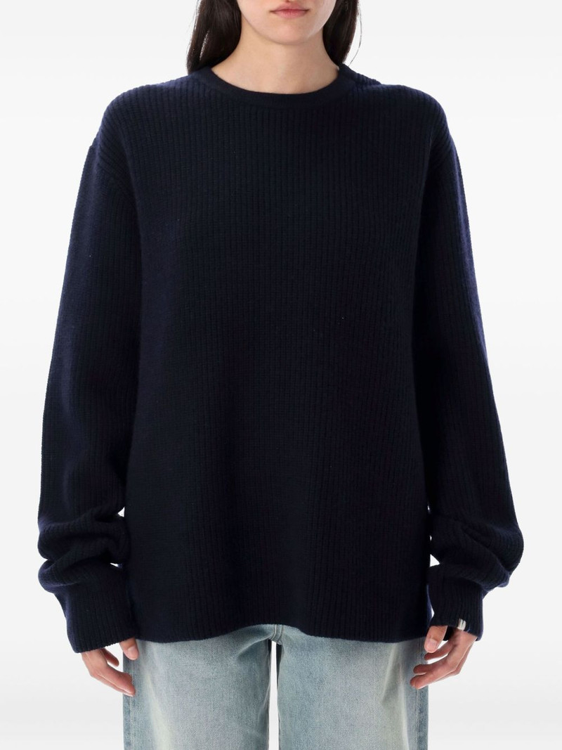ribbed round-neck sweater 1