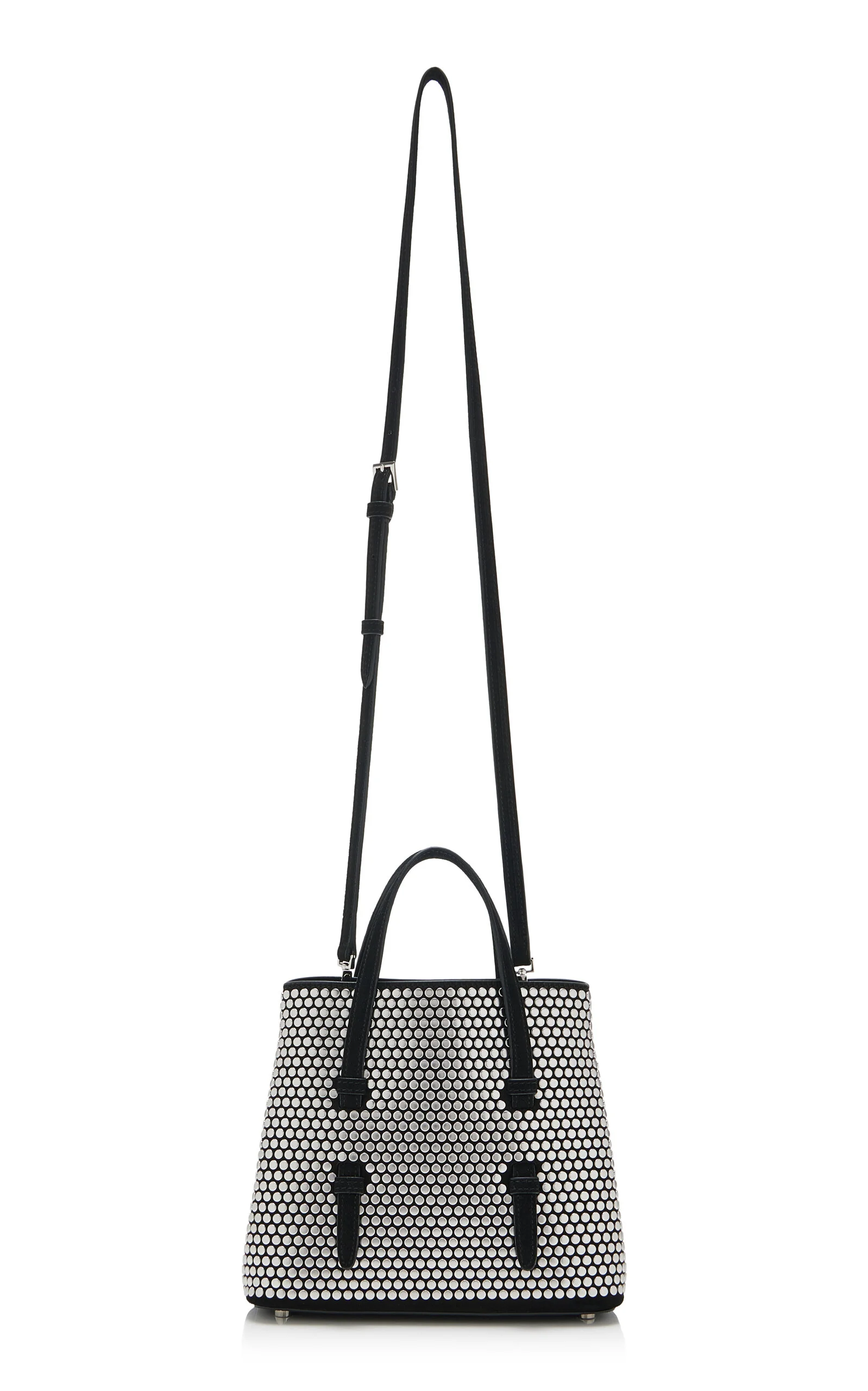 Mina 20 Studded Suede Bag - 1