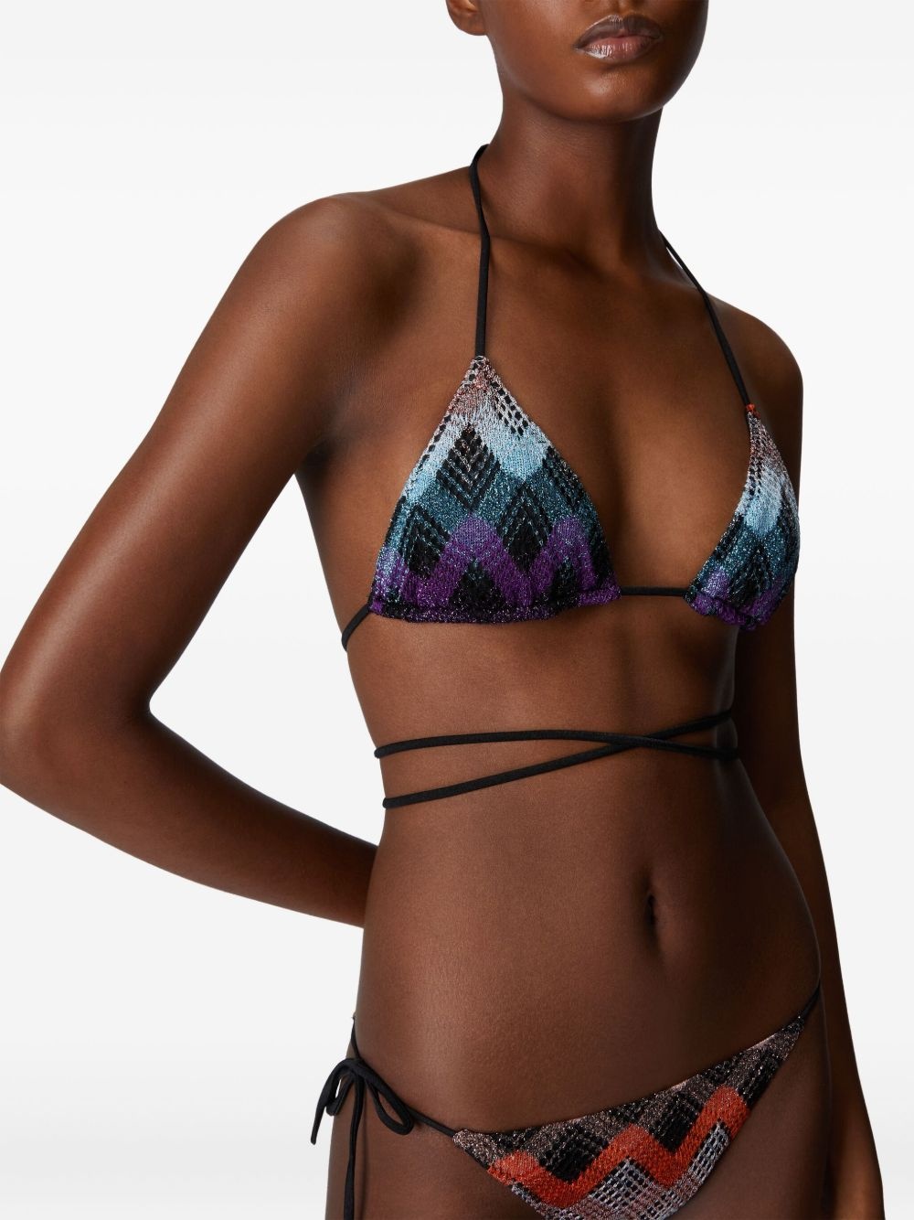 zigzag-pattern bikini - 4