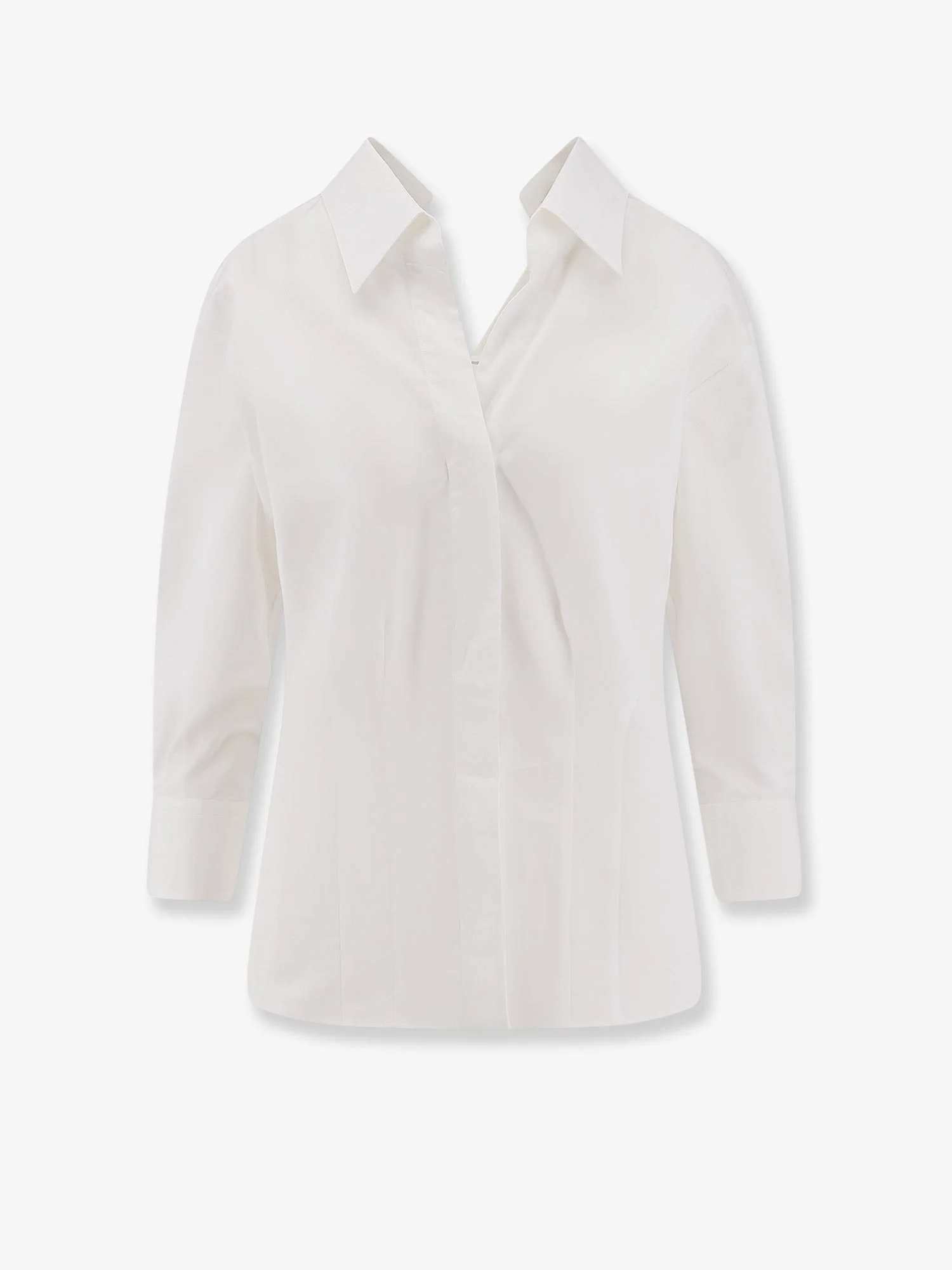 Givenchy Women Open Cotton Shirt - 1