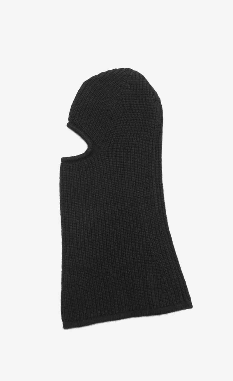 SAINT LAURENT balaclava in alpaca and wool outlook