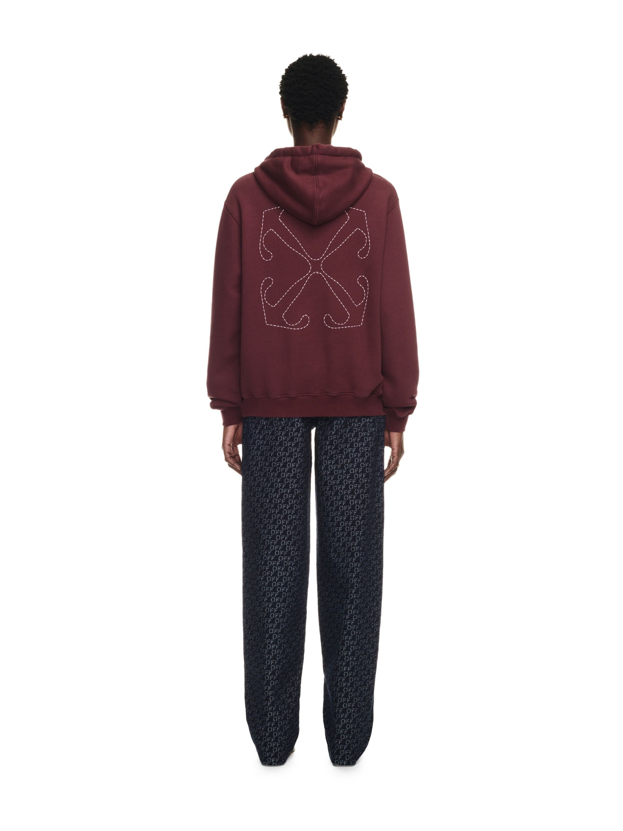 Embr Stitch Arrow Reg Hoodie - 4