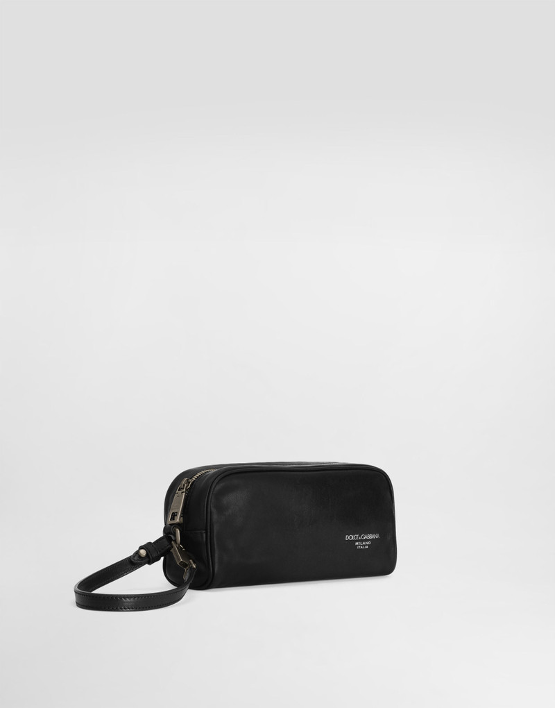 Dolce & Gabbana Tempesta calfskin necessaire outlook