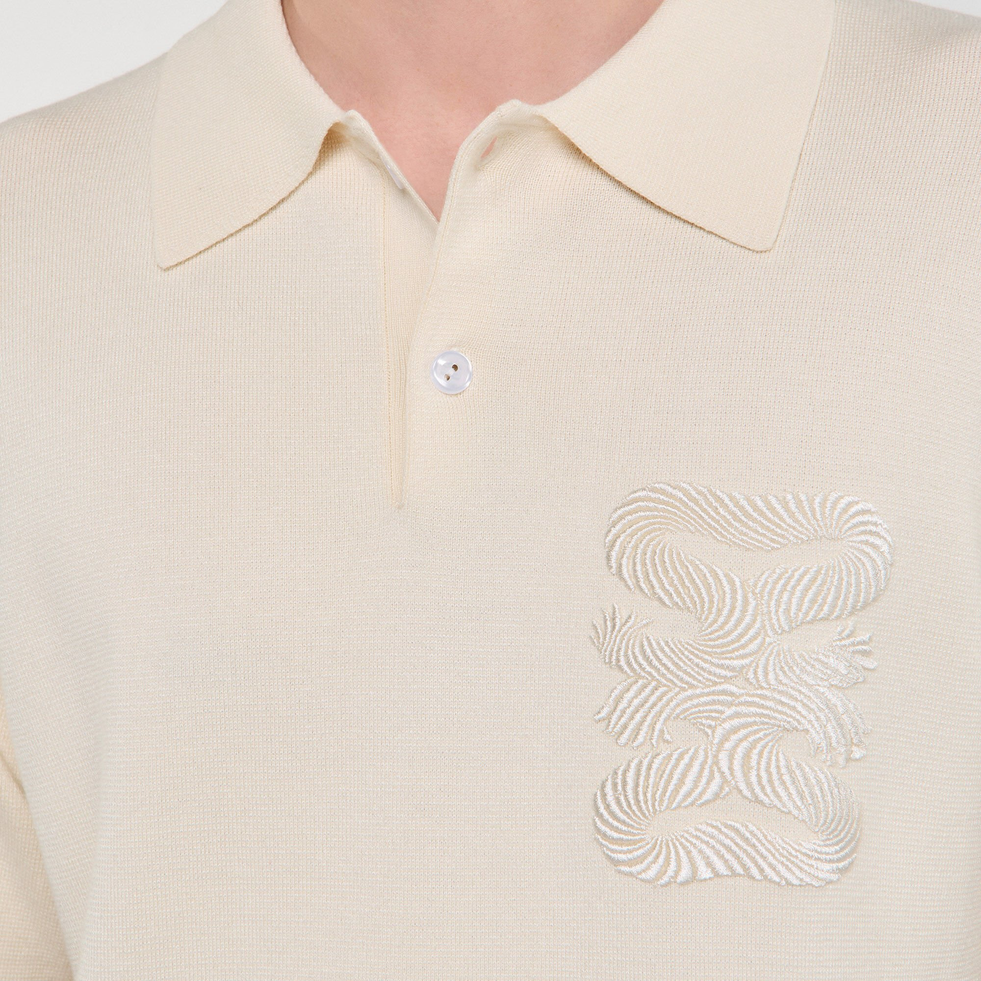 POLO WITH ROPE EMBROIDERY - 3