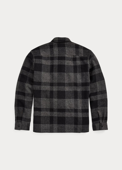 RRL by Ralph Lauren Plaid Wool Twill Utility Overshirt outlook