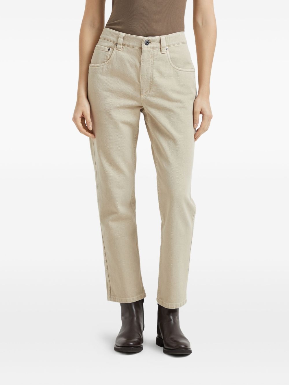 straight-leg trousers - 3
