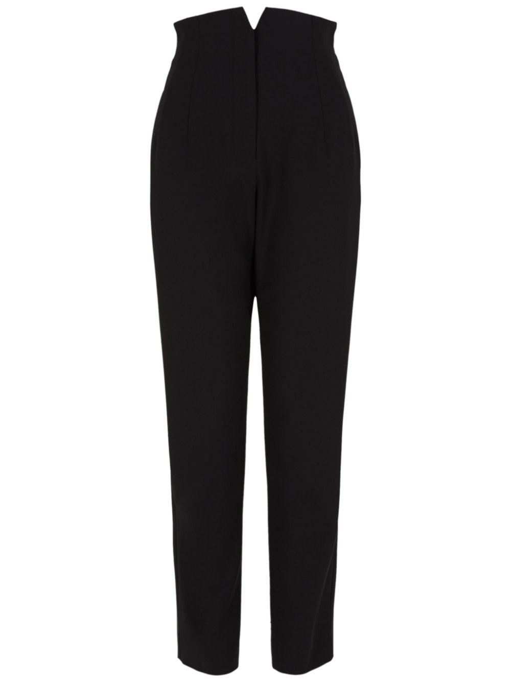 high-waist virgin wool trousers - 1