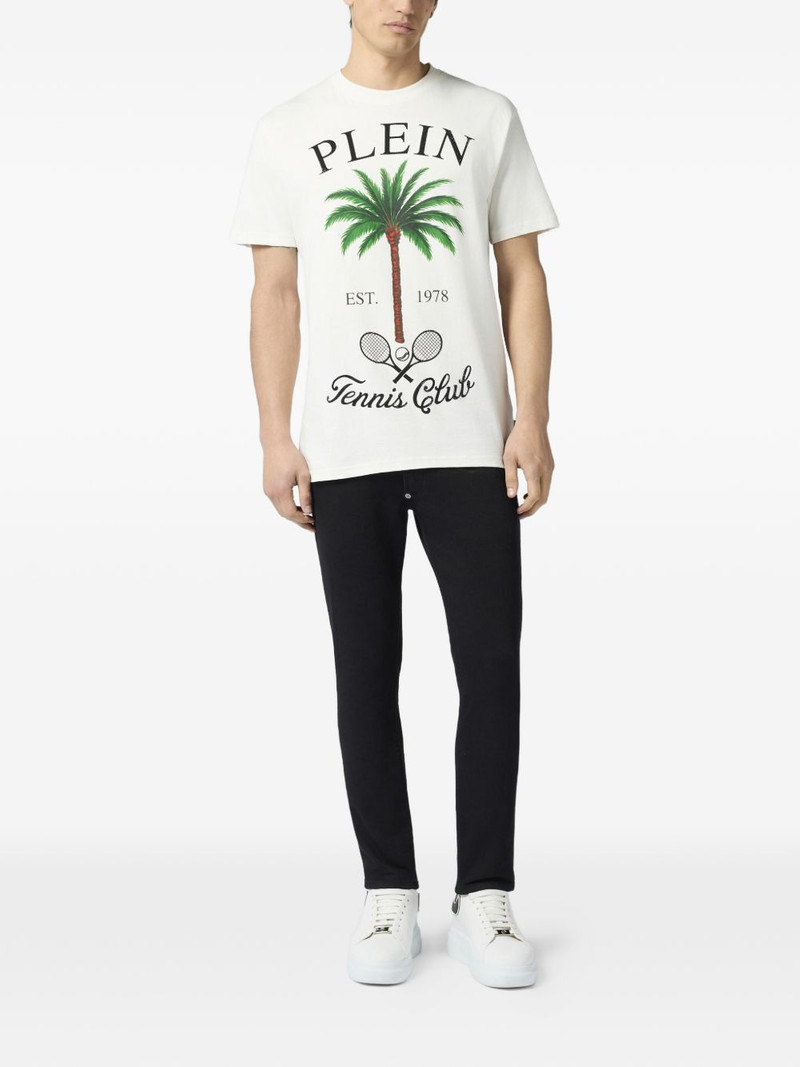 PHILIPP PLEIN logo-lettering T-shirt outlook