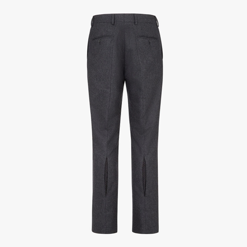 FENDI Gray wool pants outlook