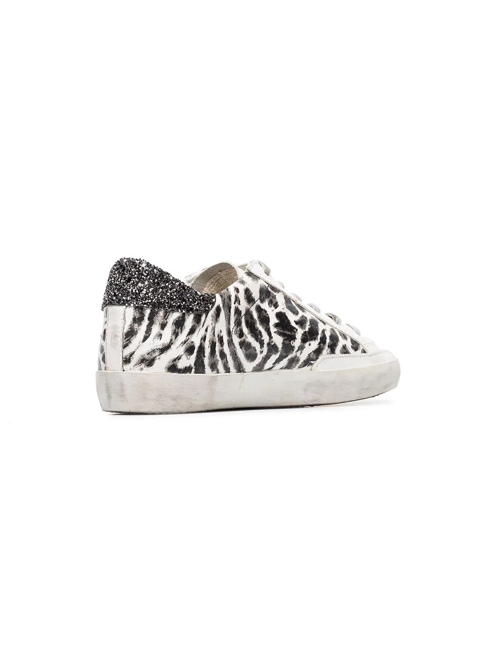 leopard print Superstar sneakers - 4