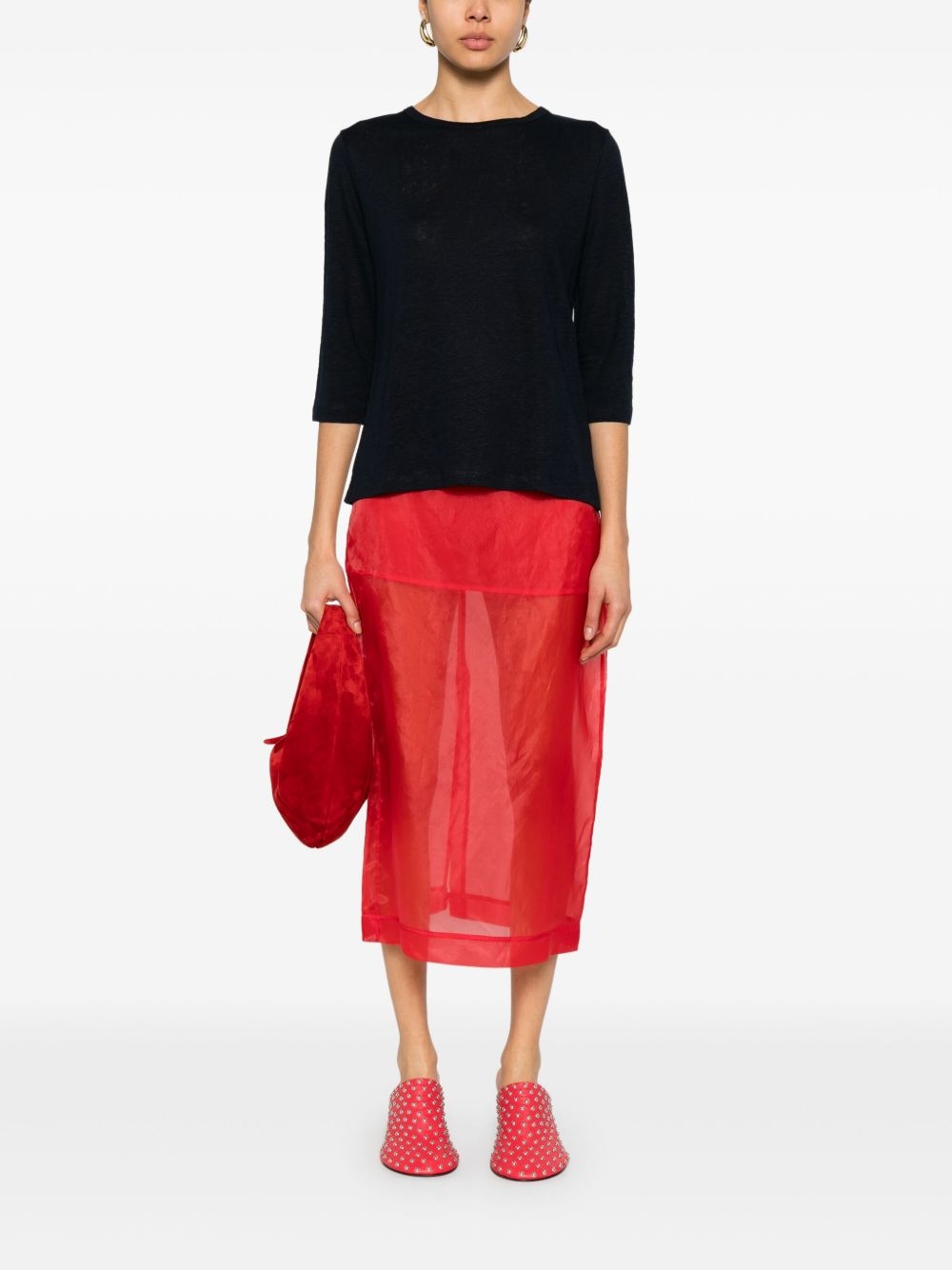 linen T-shirt - 2