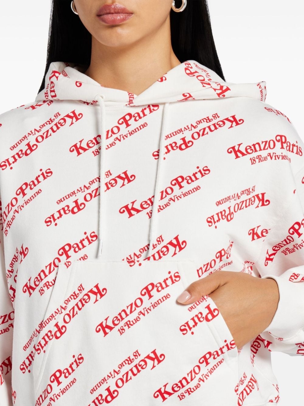 x Verdy logo-print hoodie - 5