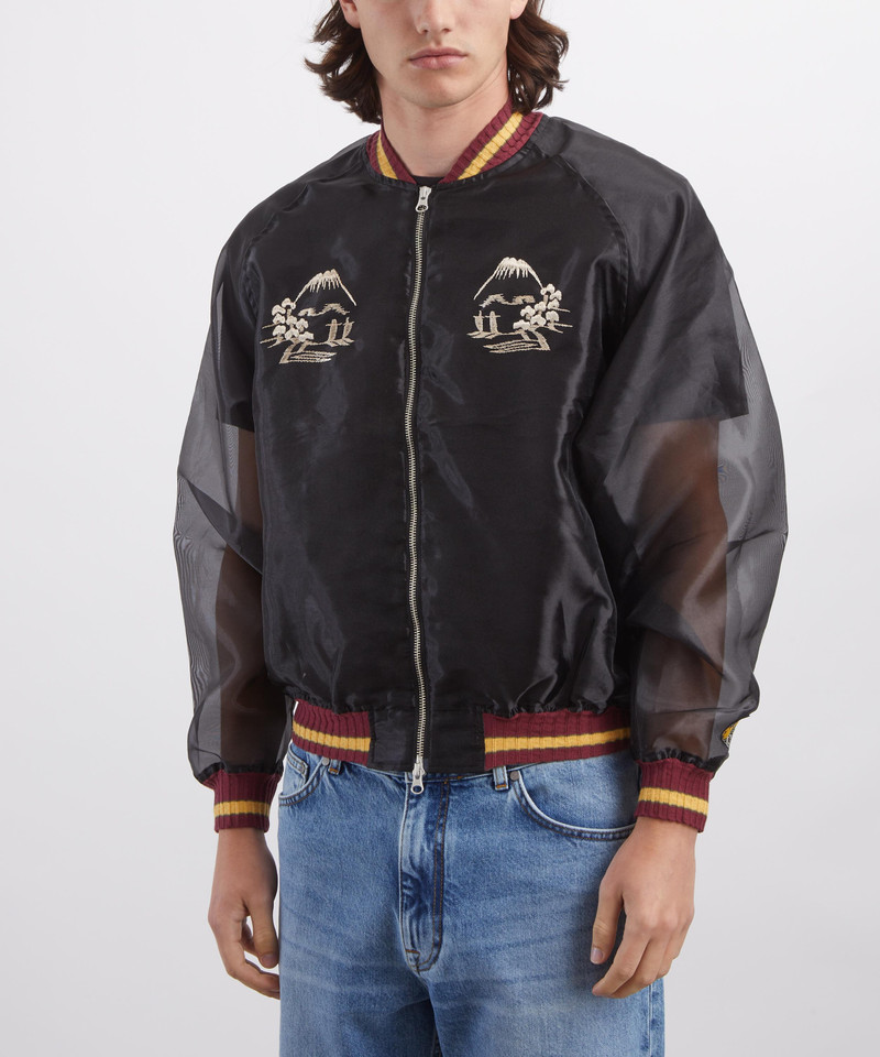 Kapital Sheer Pearl Mosquito Guard Souvenir Jacket outlook
