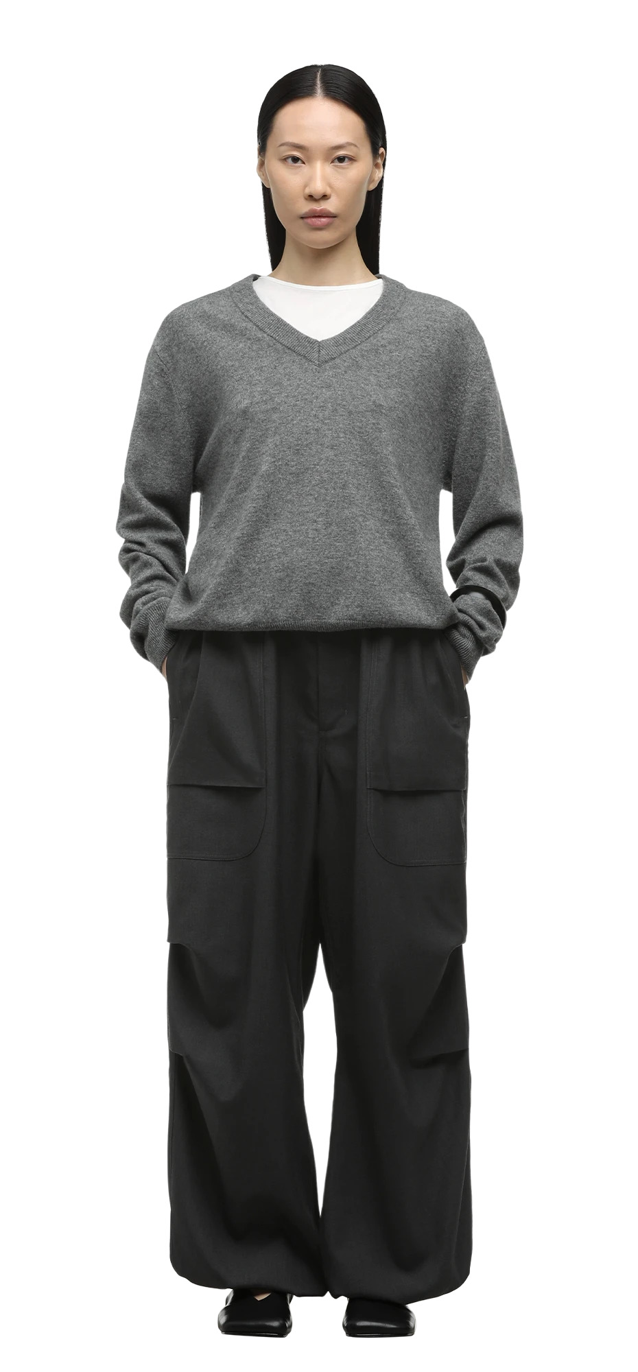 BARREN CARGO SUITING GREY - 3