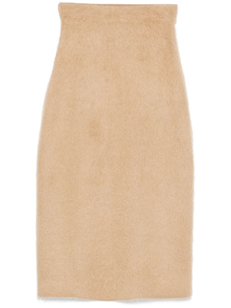 brushed mohair skirt 1