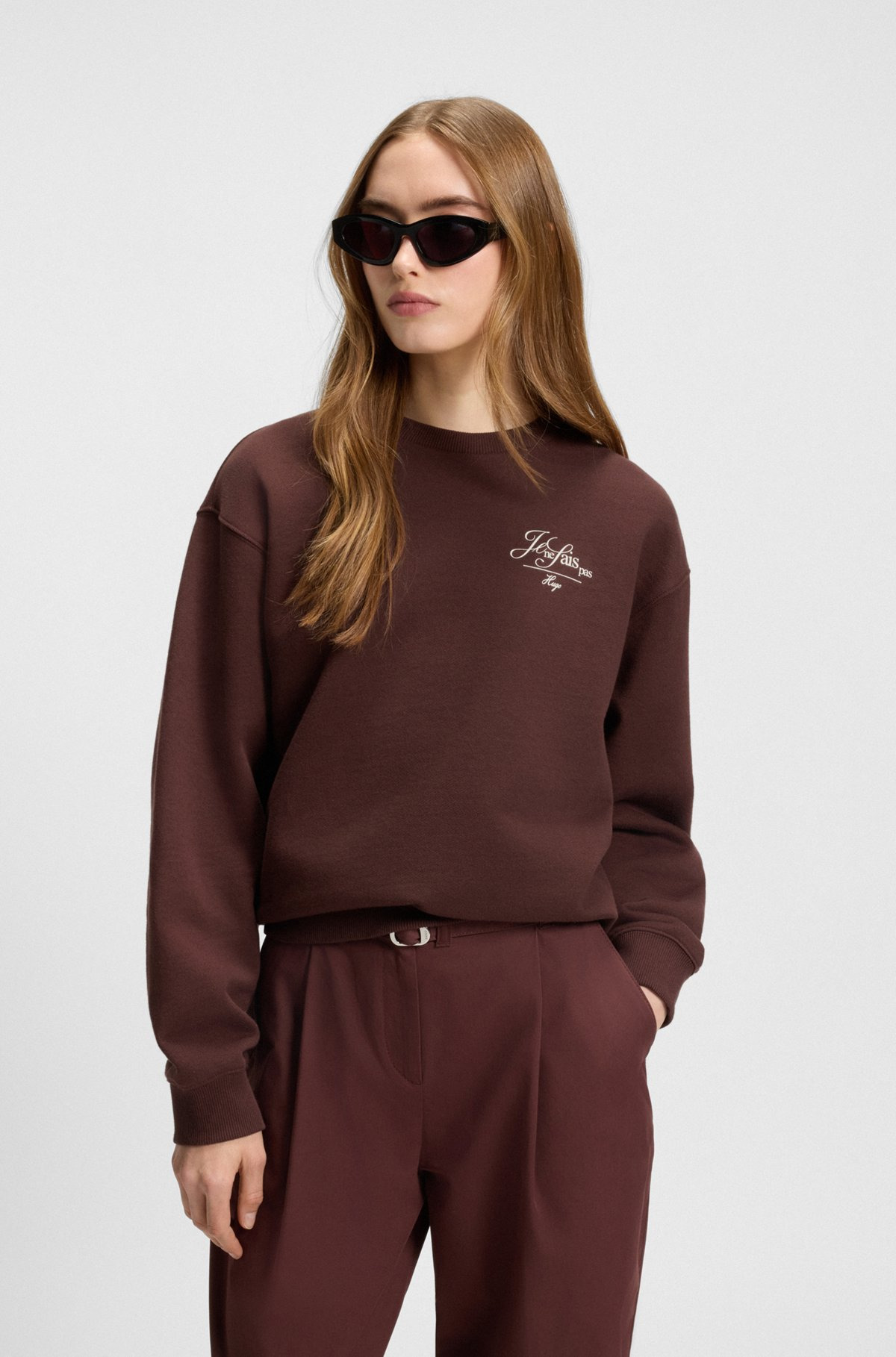 COTTON-TERRY SWEATSHIRT WITH PARISIAN GRAPHIC PRINT - 2
