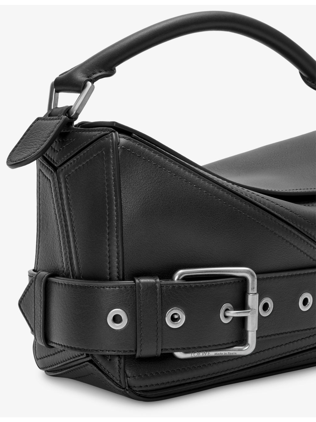Puzzle Biker Small Leather Cross-Body Bag - 4