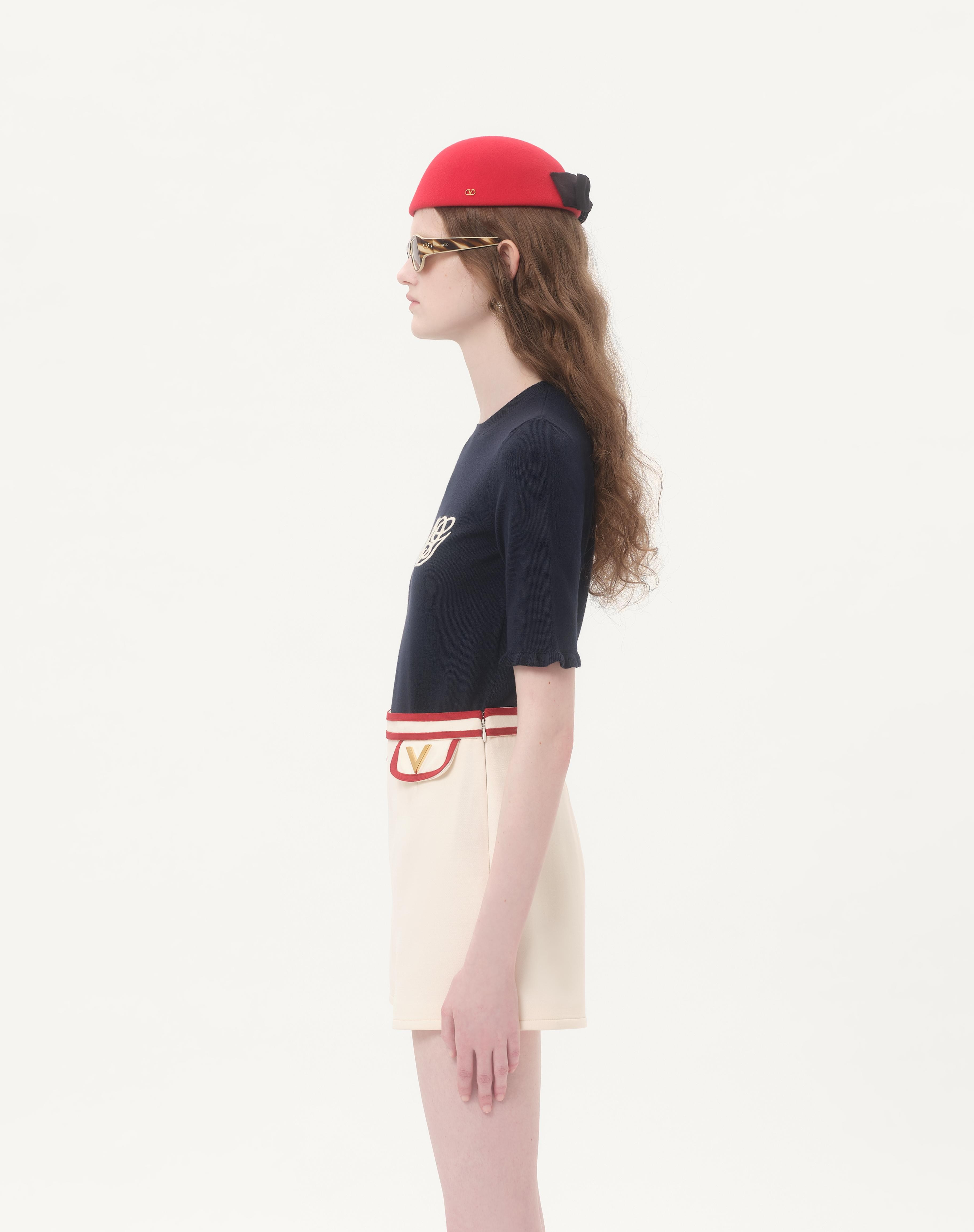 EMBROIDERED WOOL TOP - 6