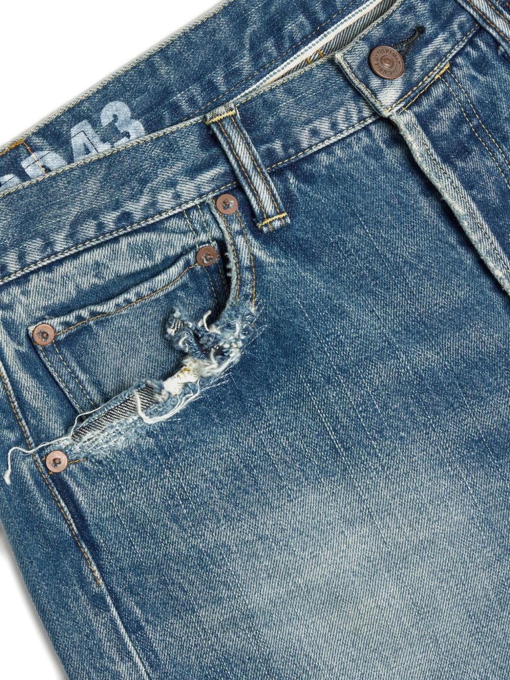 distressed jeans - 3