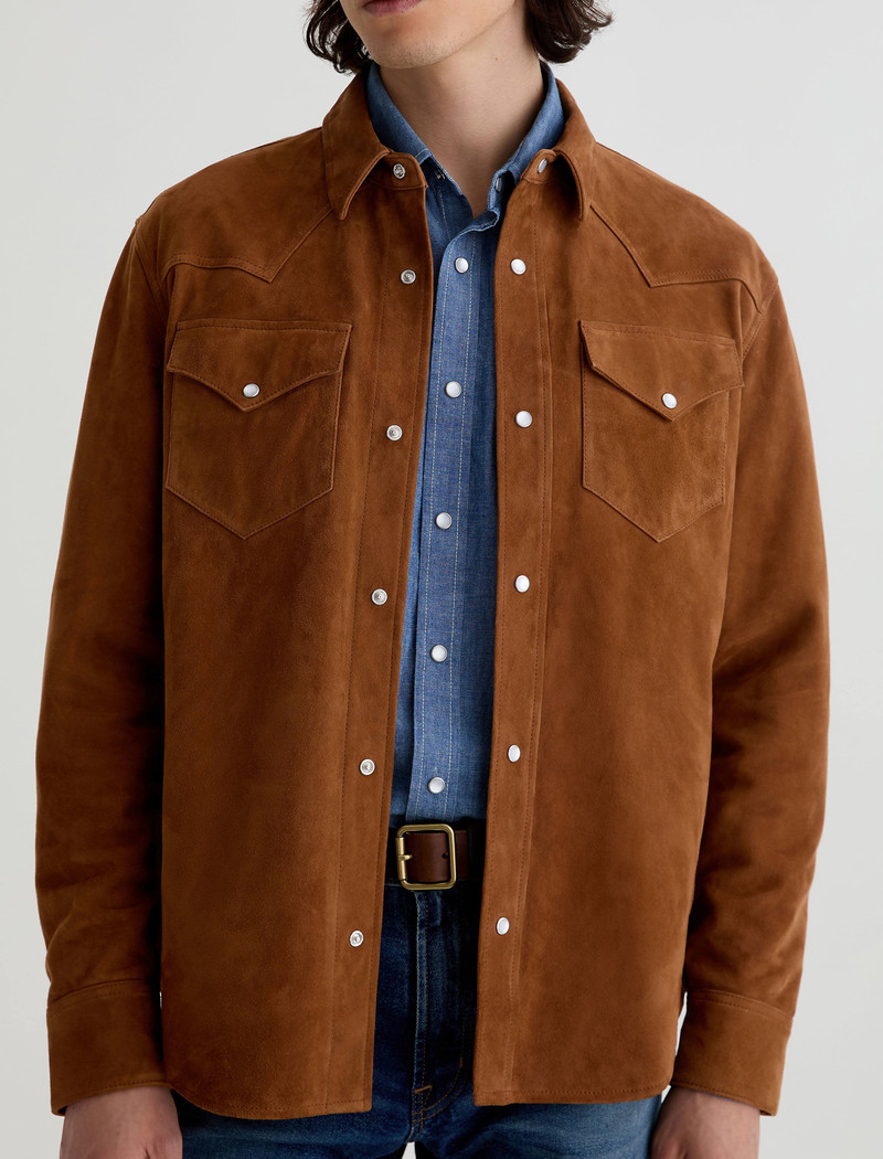 Elias Suede Shirt Jacket 4