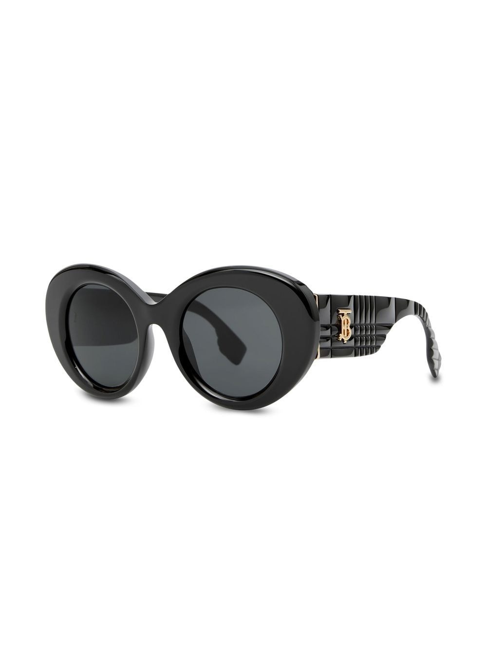 oversized round frame sunglasses - 2