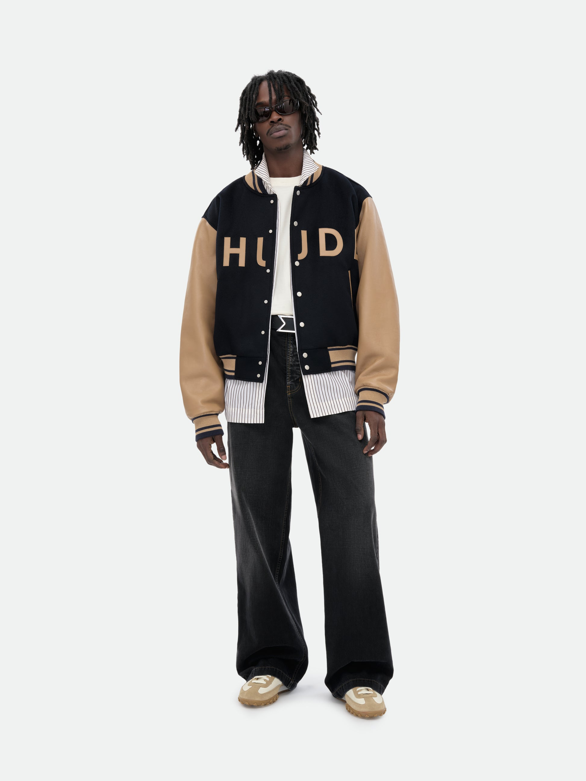 RHUDE COLLEGIATE VARSITY JACKET - 8