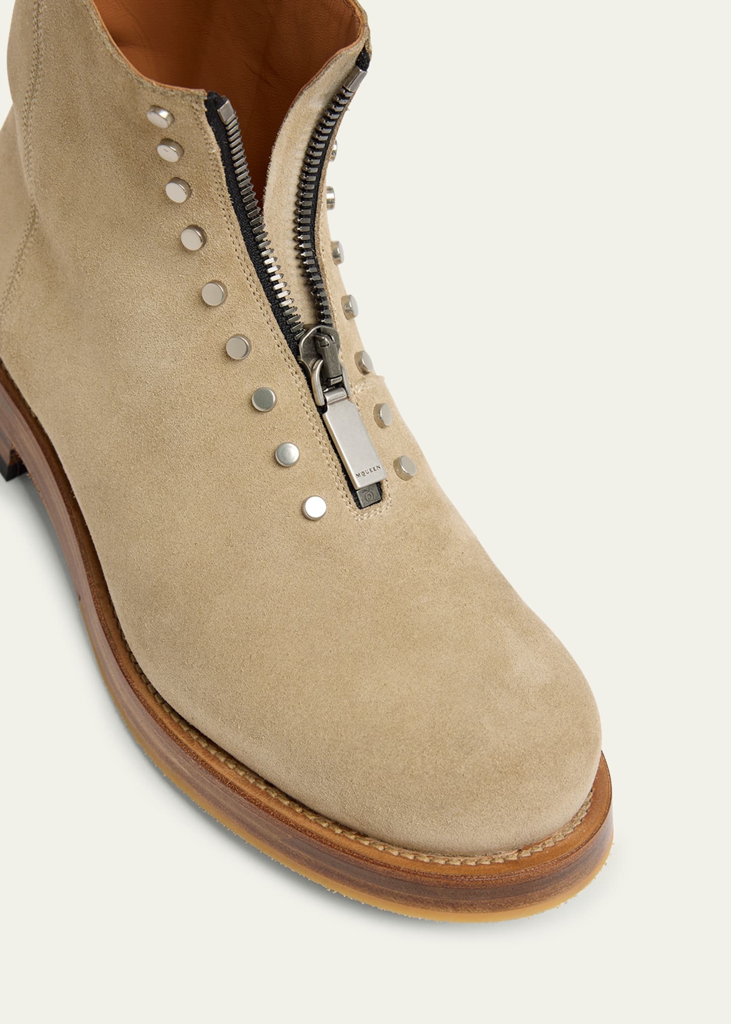 Men's The Maker Suede Zip-Up Boots - 6