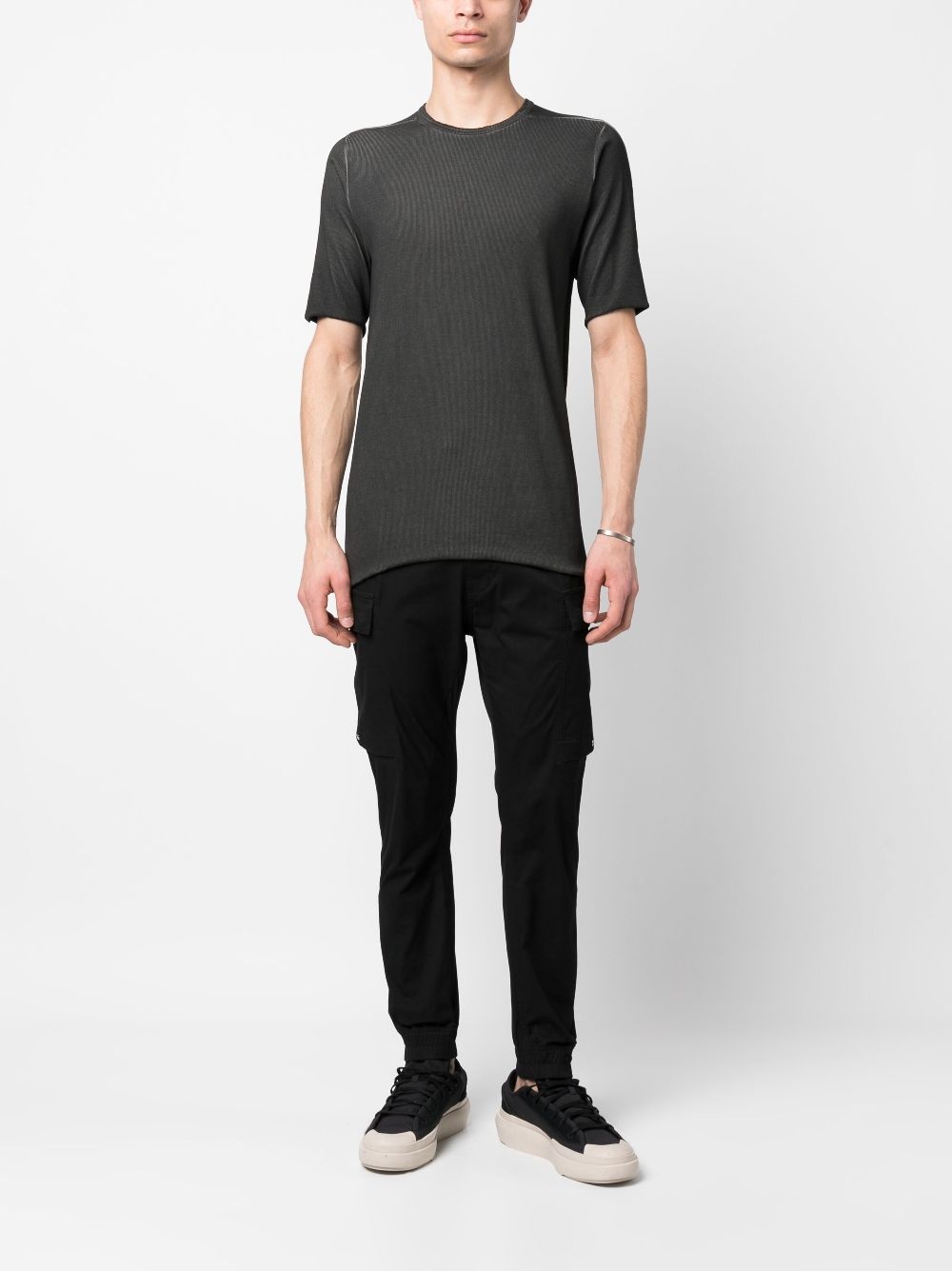 faded-effect organic-cotton T-shirt - 2