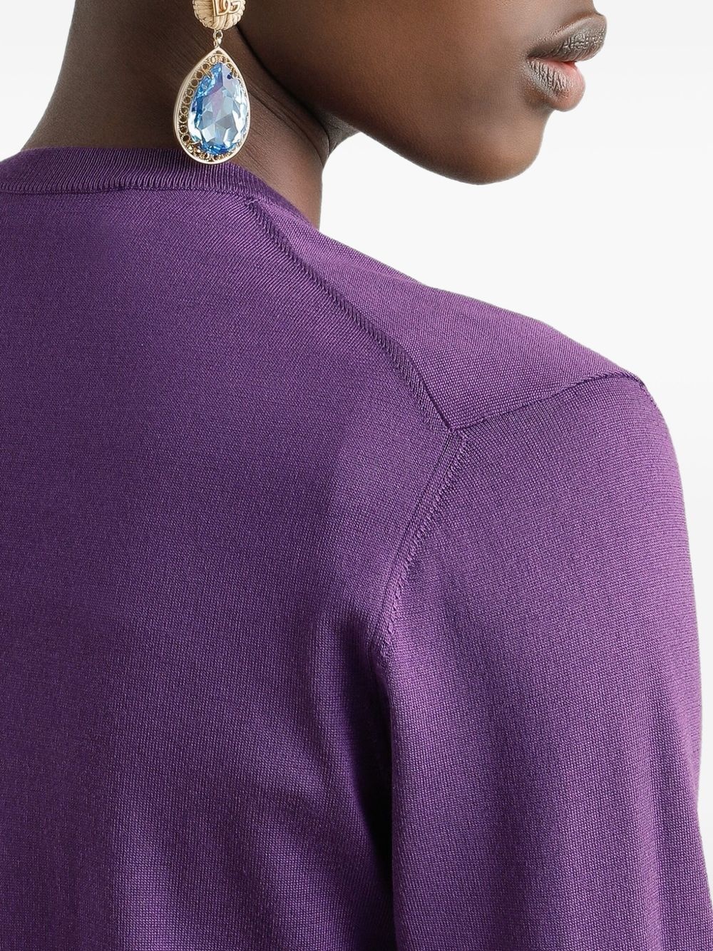 silk cardigan - 5