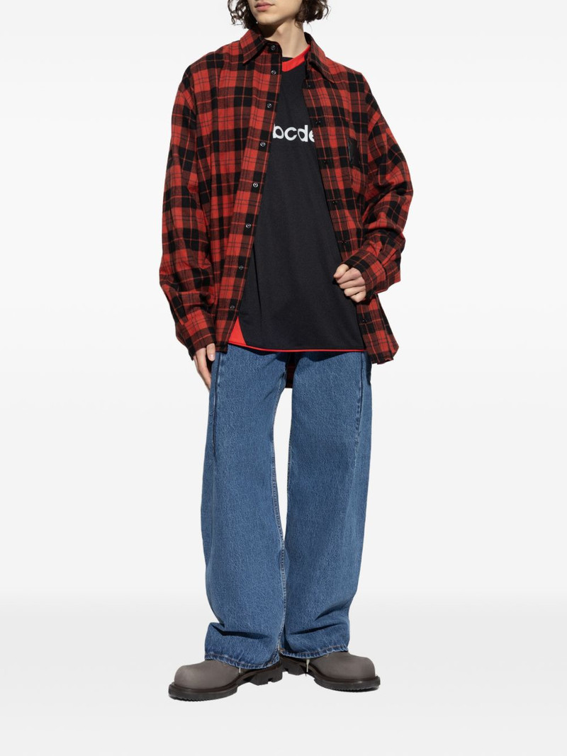 VETEMENTS button-fastening jeans outlook