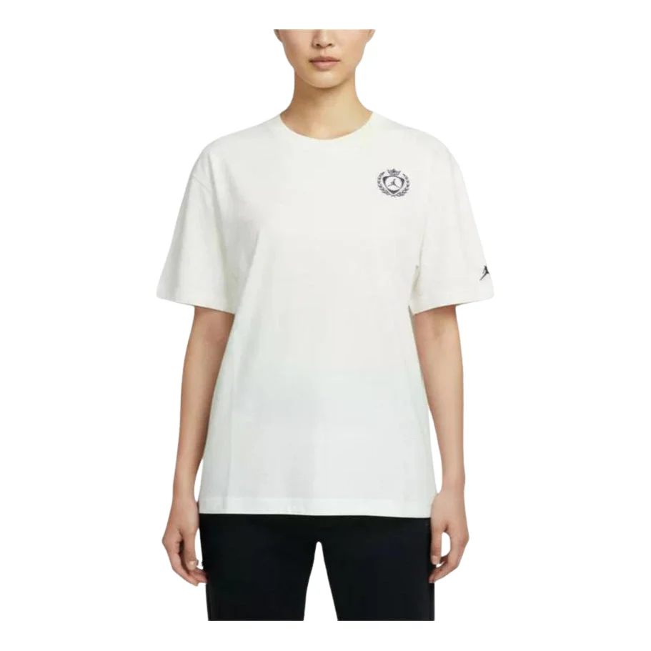 (WMNS) Jordan Flight Oversized T-Shirt 'Sail' IW1596-133 - 1