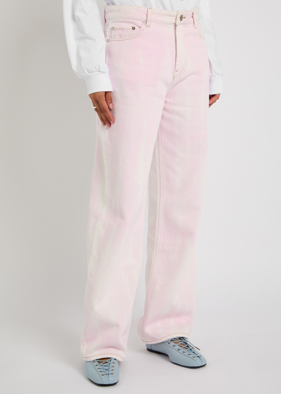 Ganni Washed Izey Wide-leg Jeans - 5