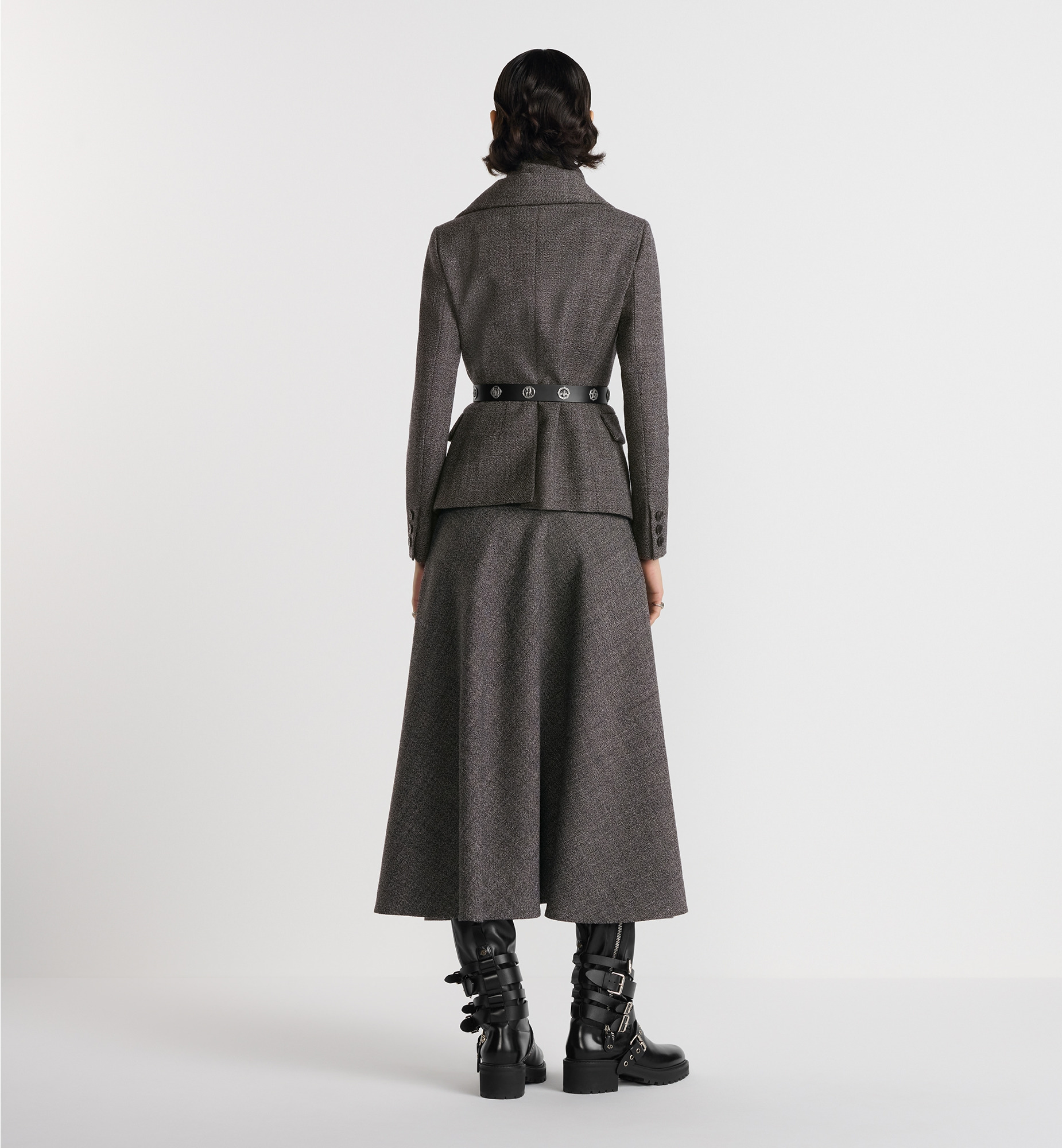 Flared Mid-Length Skirt - 3