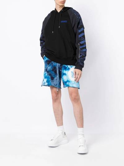 AMIRI tie-dye cotton shorts outlook