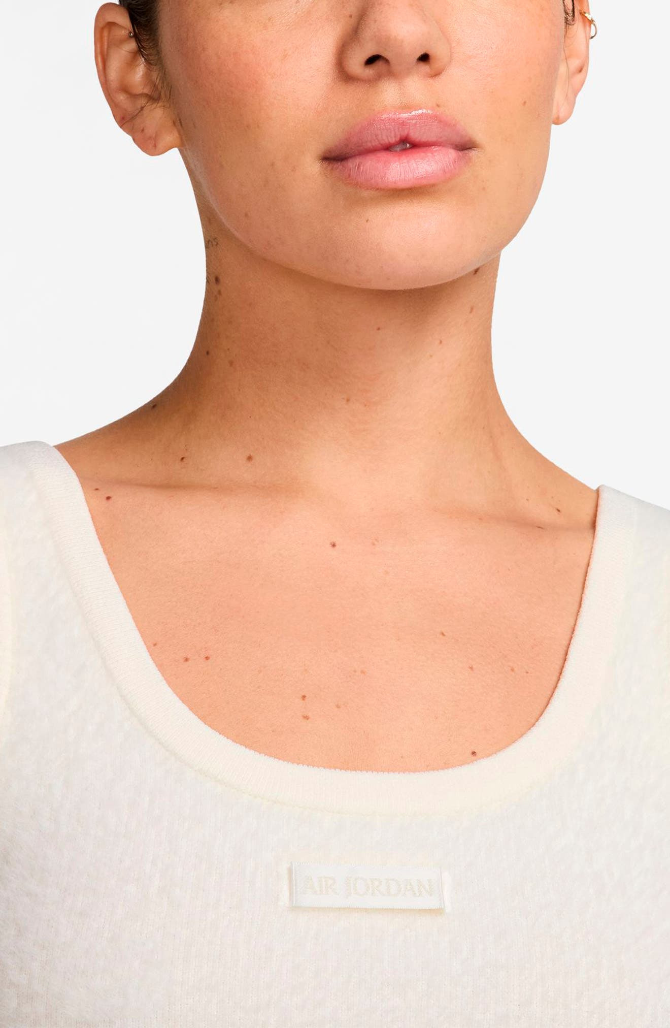 Air Jordan Sweater Tank in Sail/Legend Light Brown/Sail at Nordstrom - 3