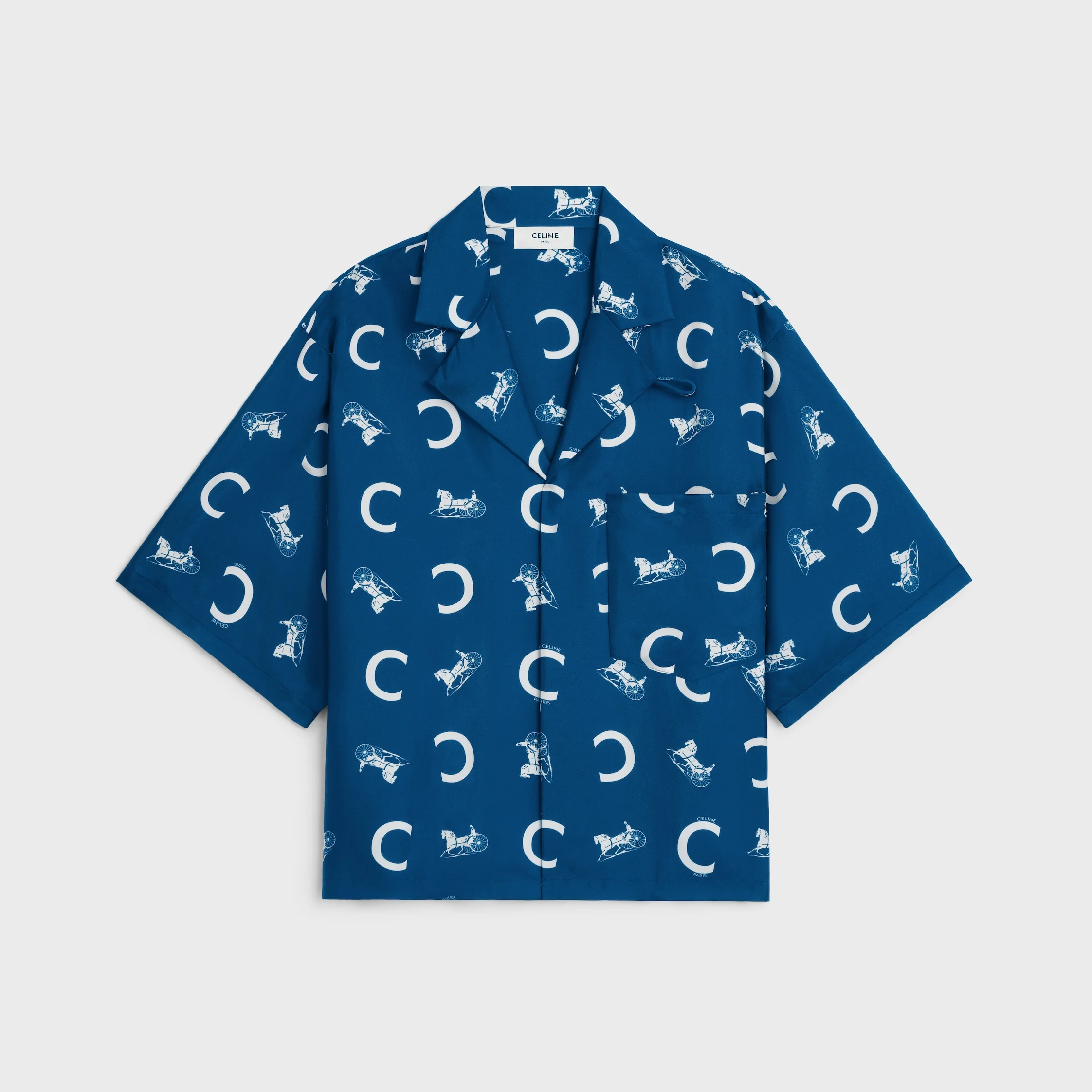 scout shirt IN SILK TWILL - 1