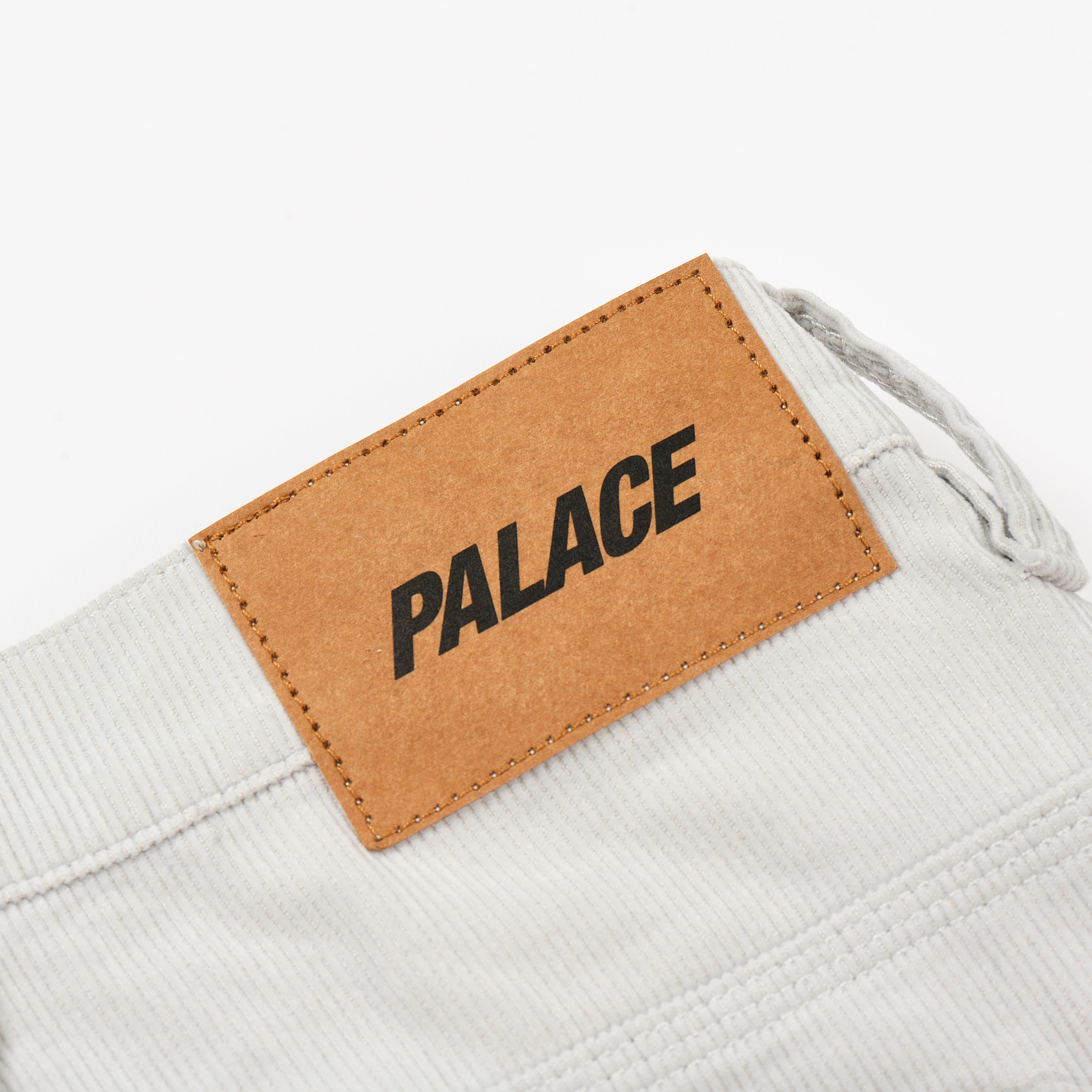 NEEDLE CORD DOUBLE KNEE PANT GREY - 3