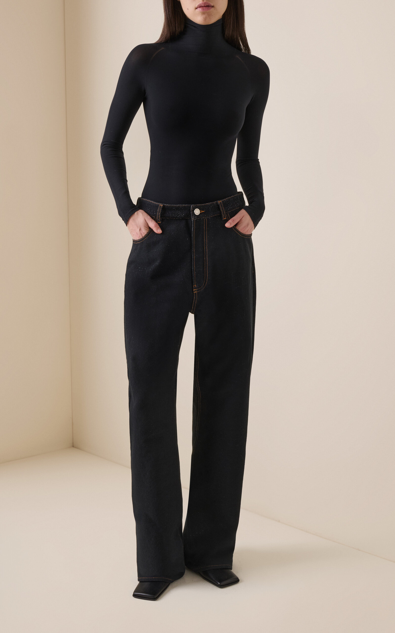 Second-Skin Jersey Bodysuit black - 2