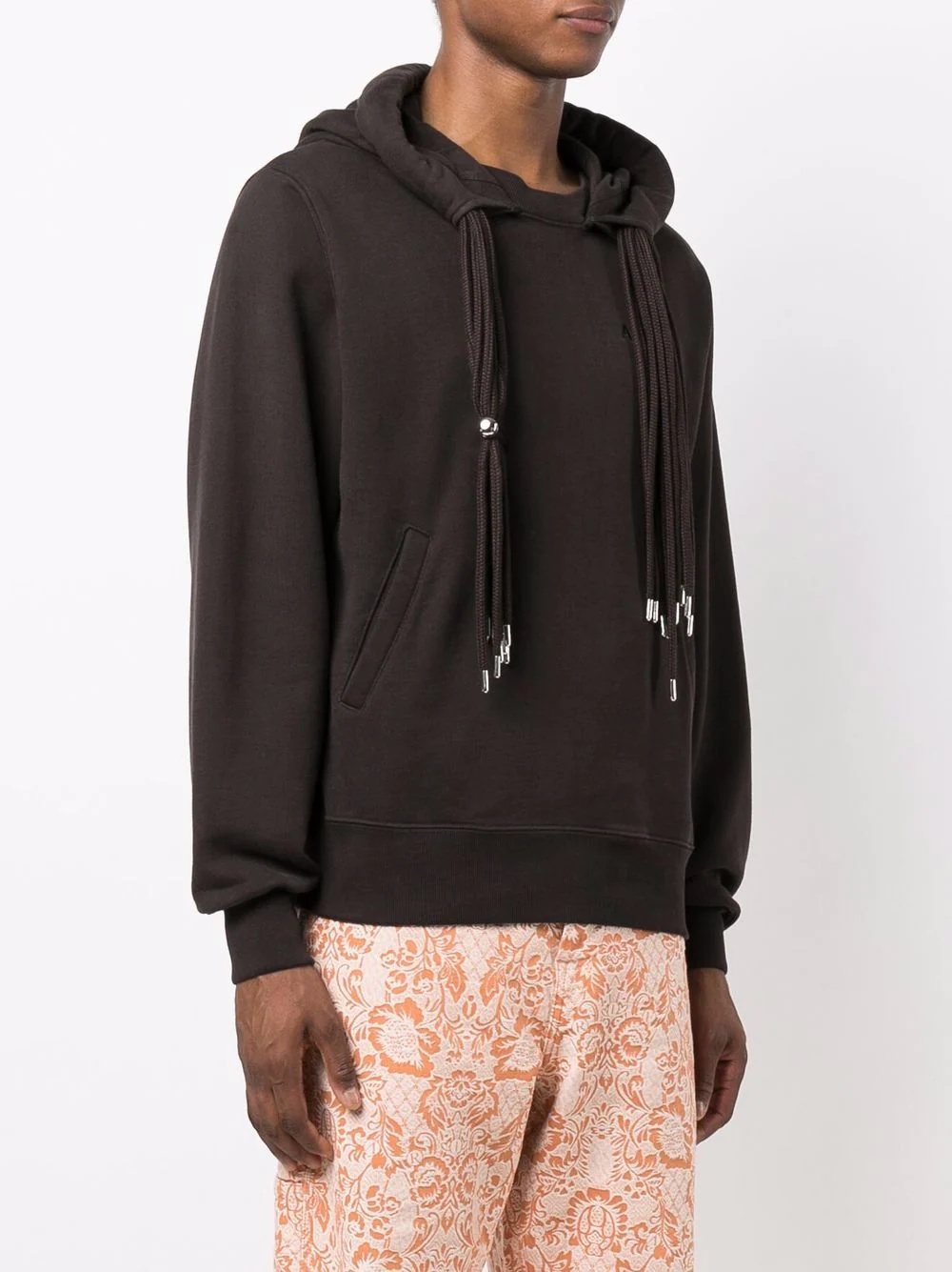 drawstring cotton hoodie - 3