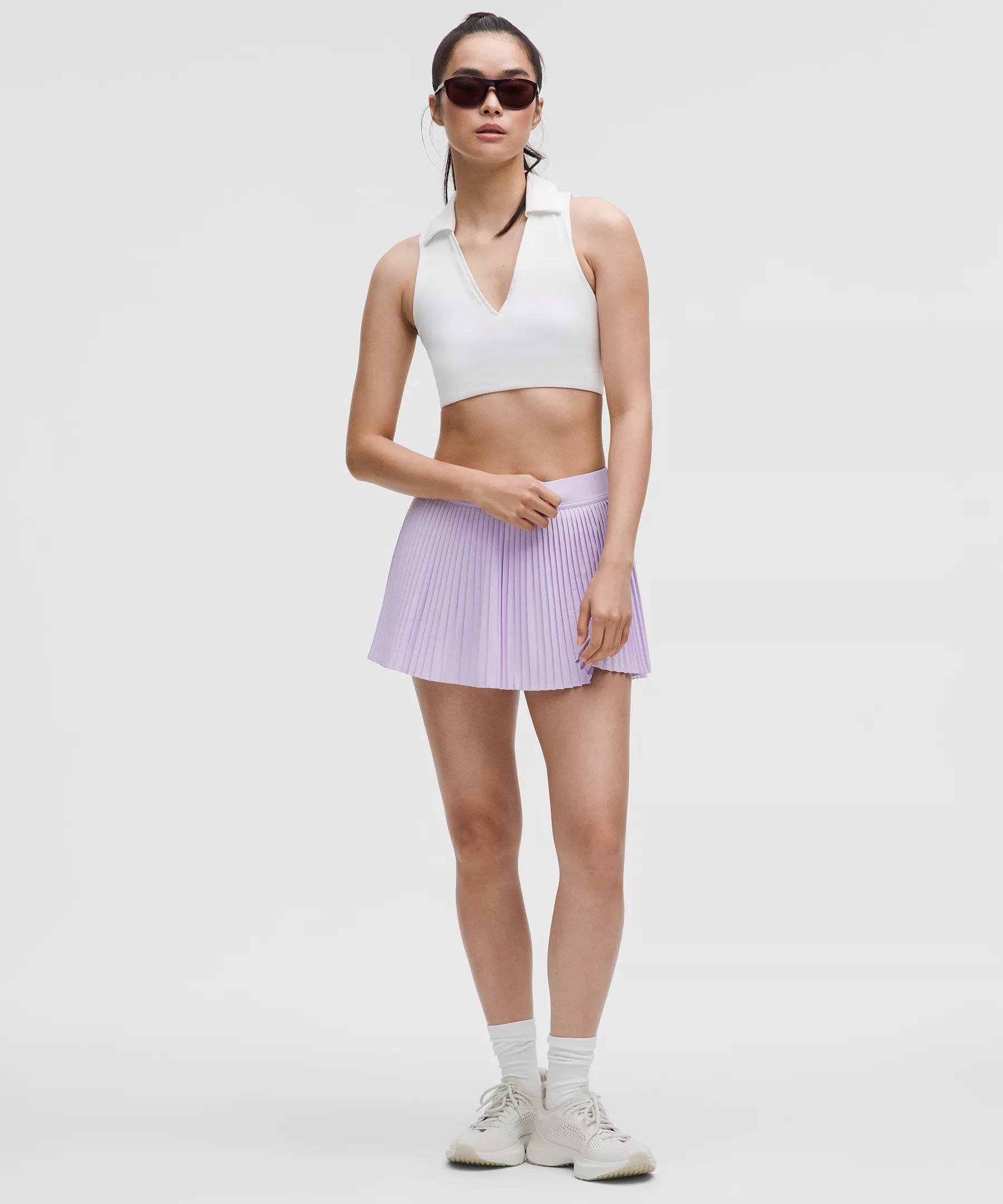 Varsity High-Rise Pleated Tennis Skirt - 2