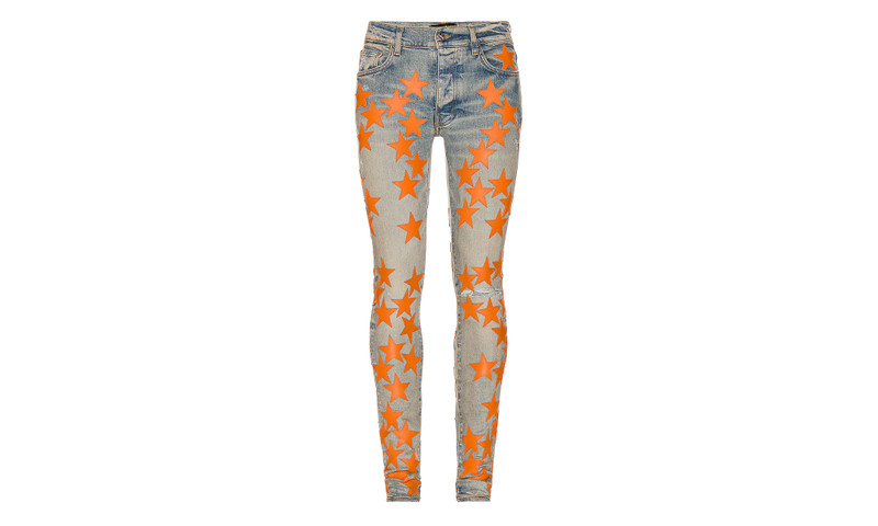 Star Skinny Jeans "Clay Indigo / Orange" PS22MDS028 408 1