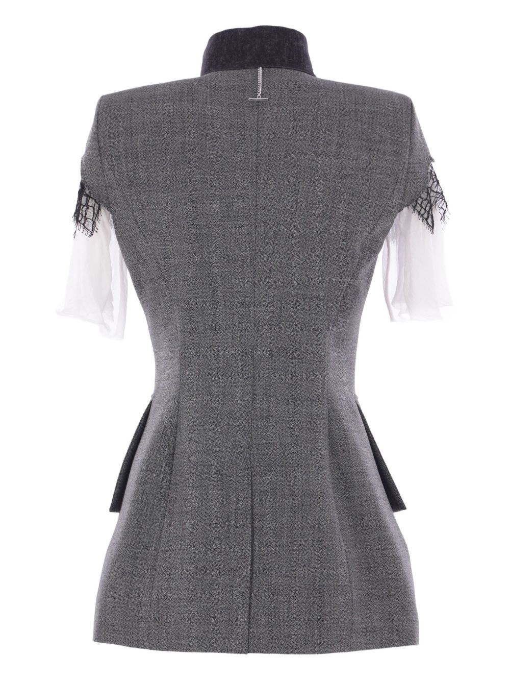 short-sleeve blazer - 2