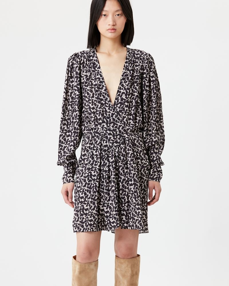 ARONE PINTED MINI DRESS - 4