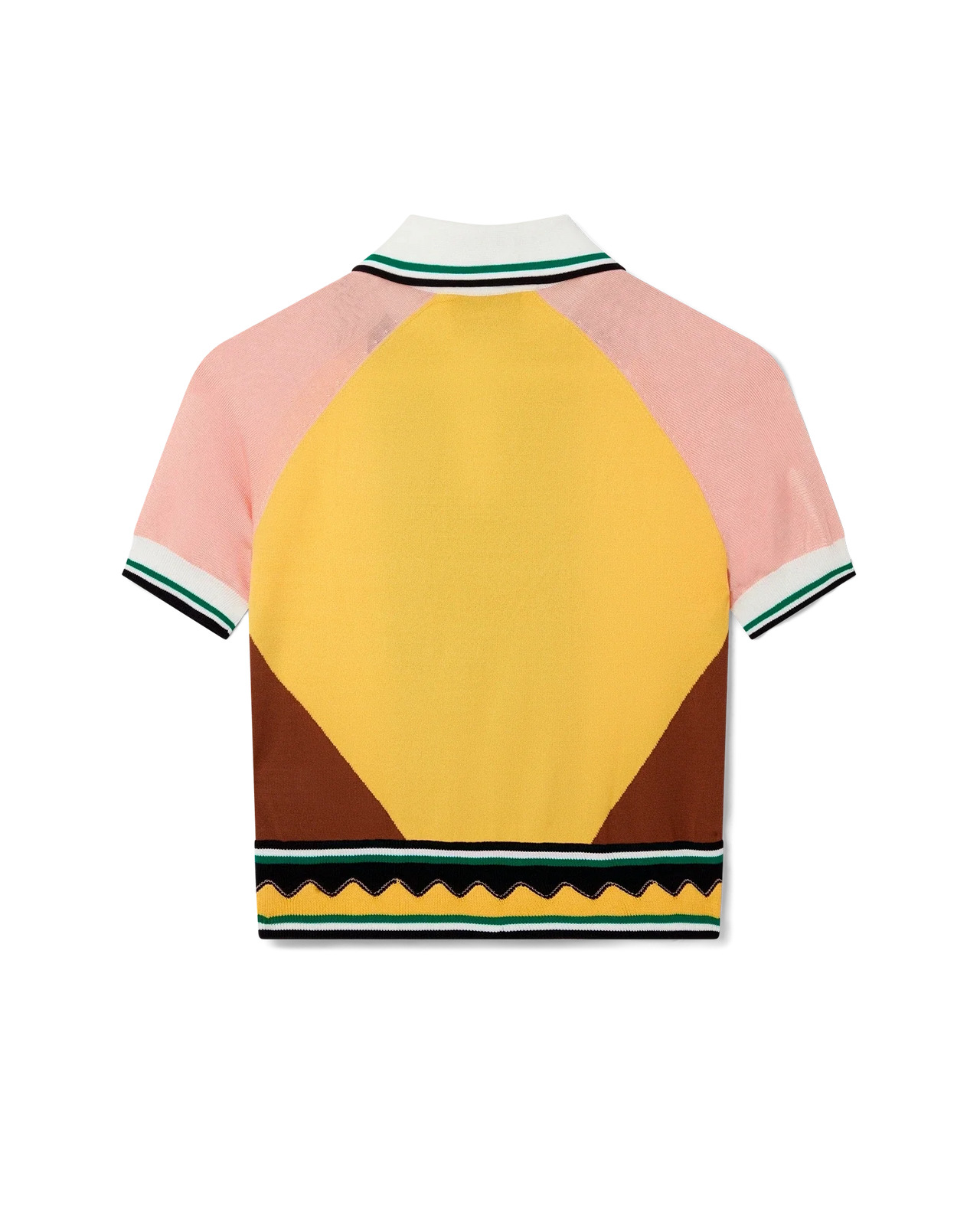 Graphic Panelled Polo - 2