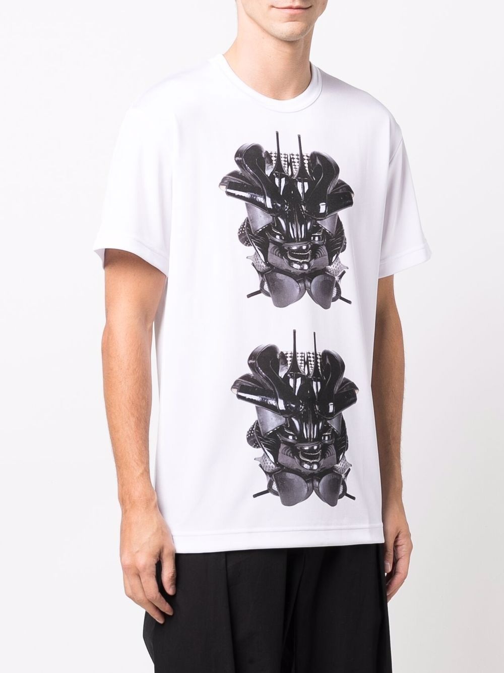 abstract print T-shirt - 3