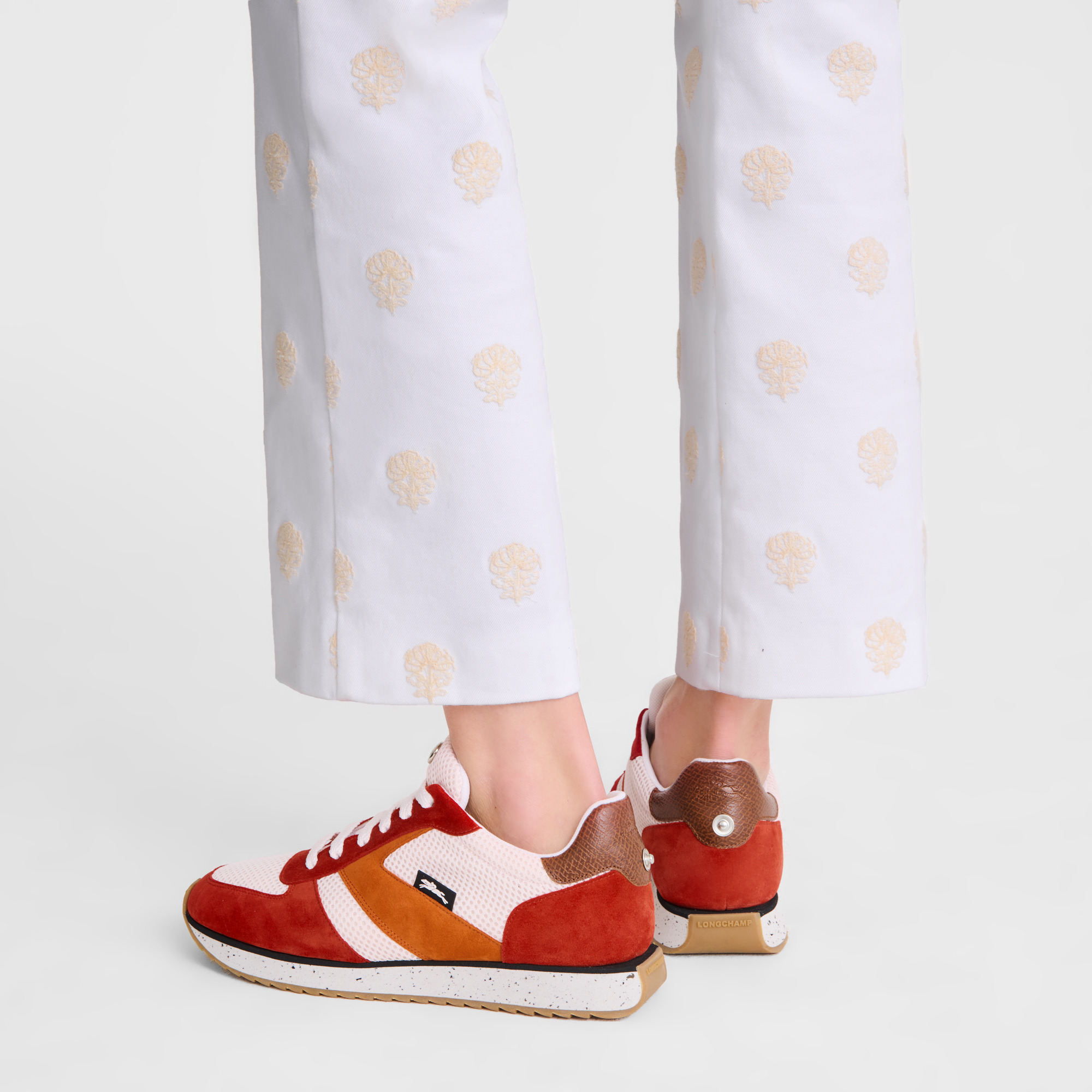 Le Pliage Green Sneakers Tomato - Leather - 6