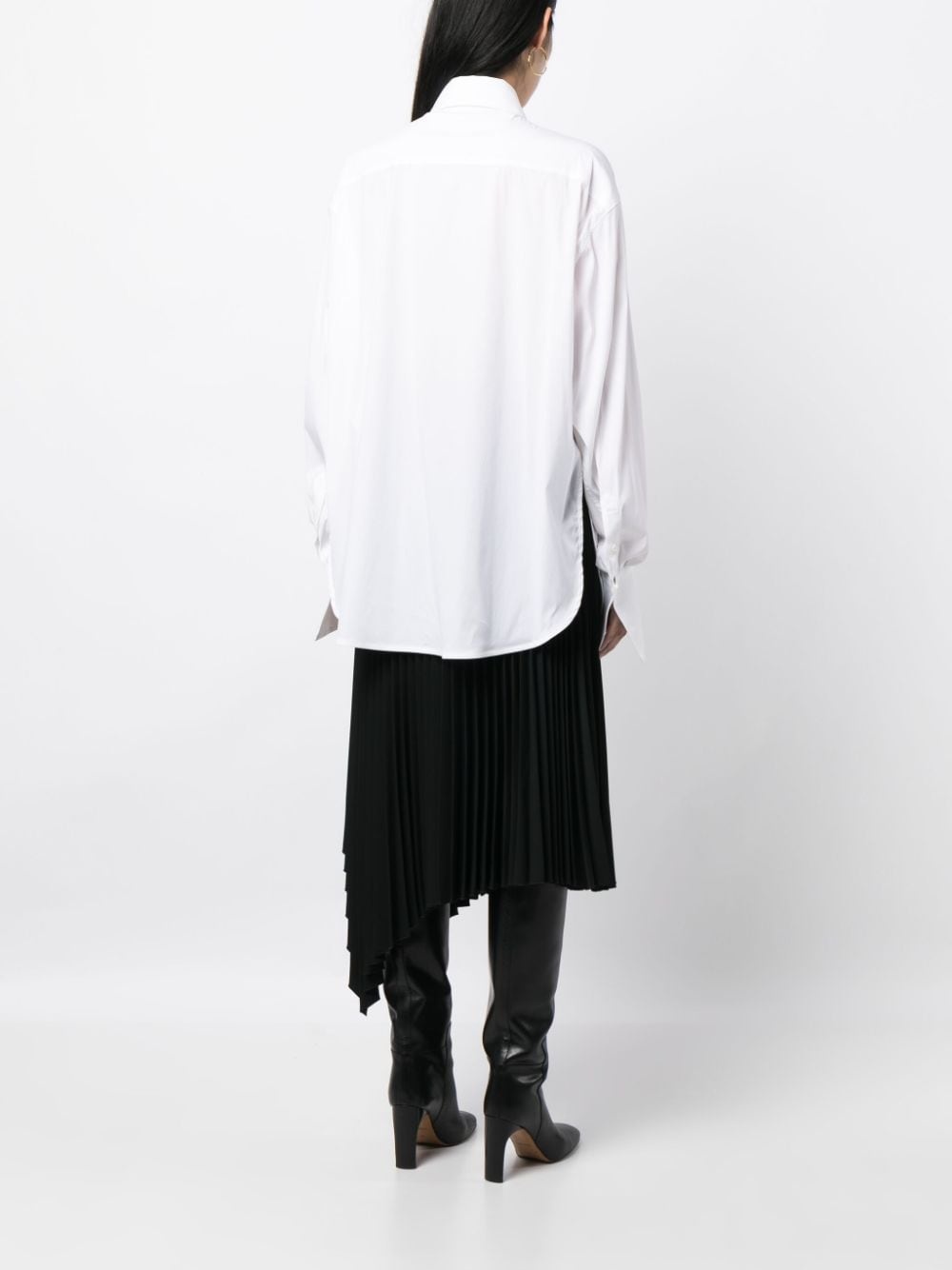 drop-shoulder long-sleeve shirt - 4