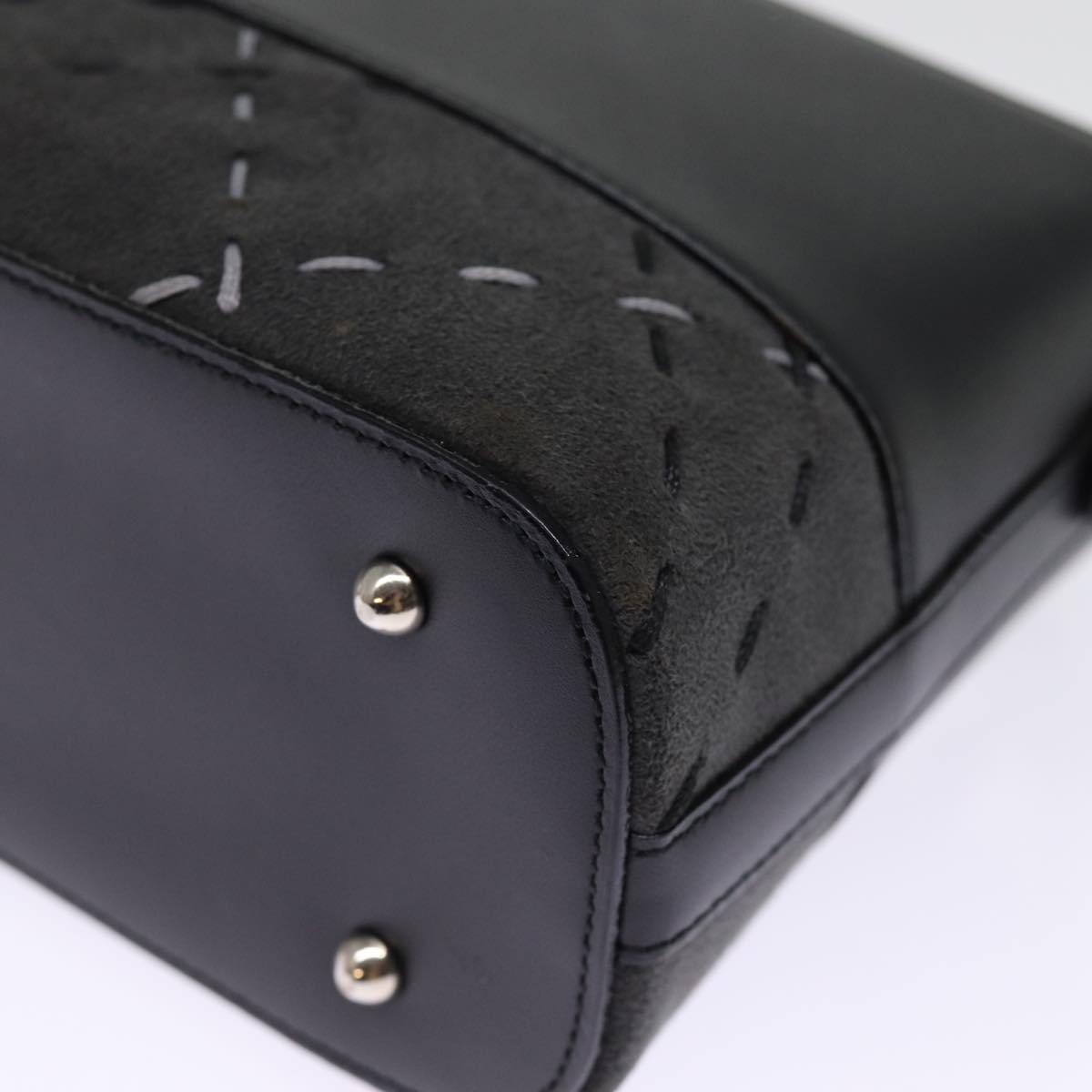 Burberry Hand Bag Leather Black - 16